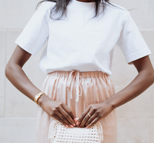 tall satin trousers