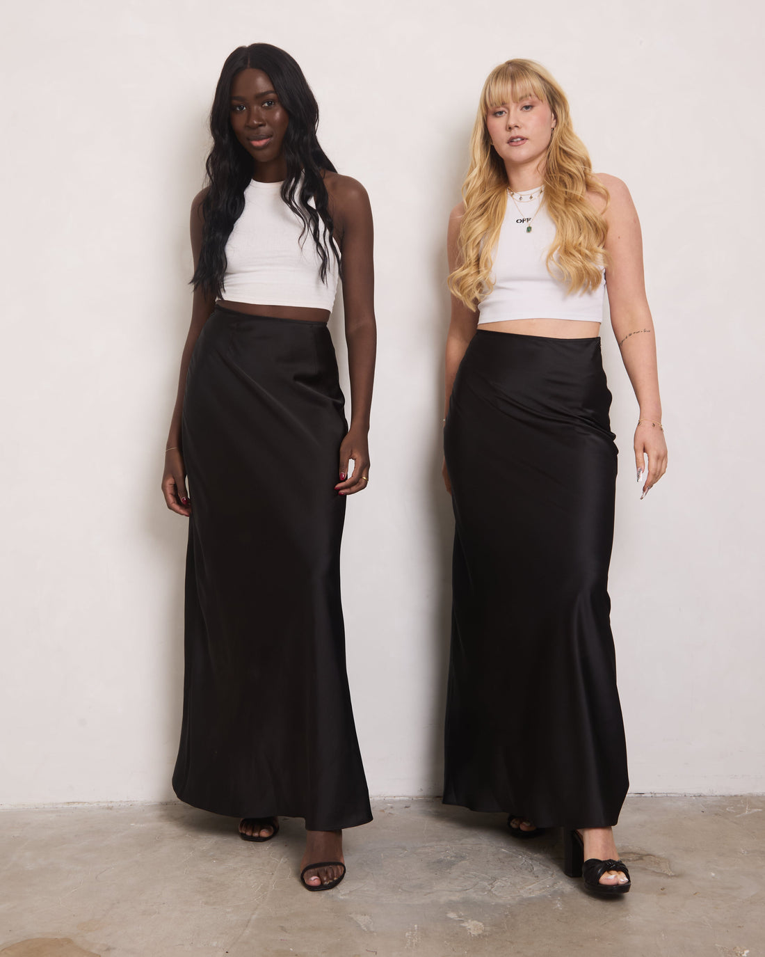 Styling Your Satin Maxi Skirt for Tall Women