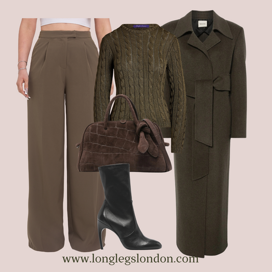 A Wardrobe Essential- The perfect tall girl wide leg trousers