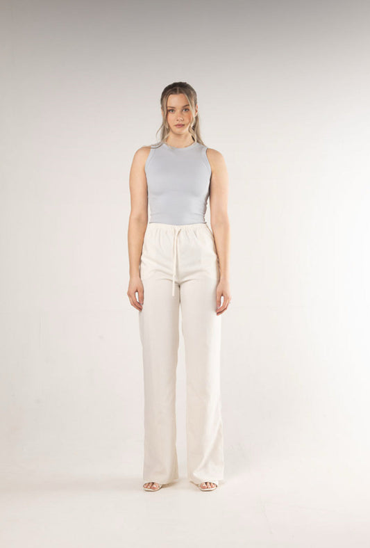 Tall Linen Trousers That Actually Fit | Long Legs London