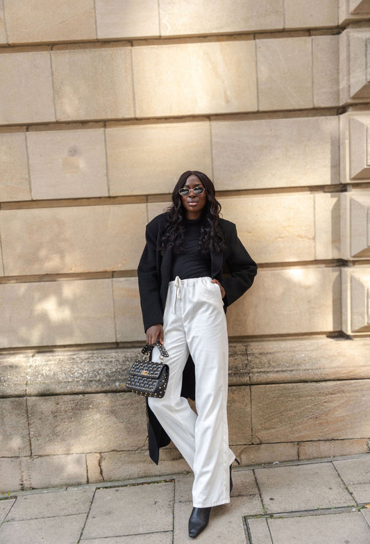 How to Wear Linen Trousers for Tall Women | Long Legs London