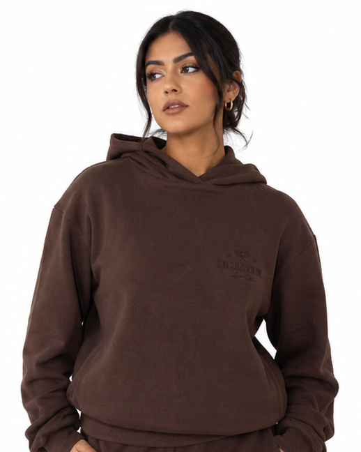 Tall Hoodie - Mocha Brown