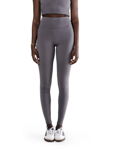 Tall High Waisted Leggings- Coral Grey