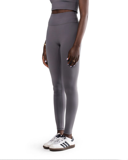 Tall High Waisted Leggings- Coral Grey