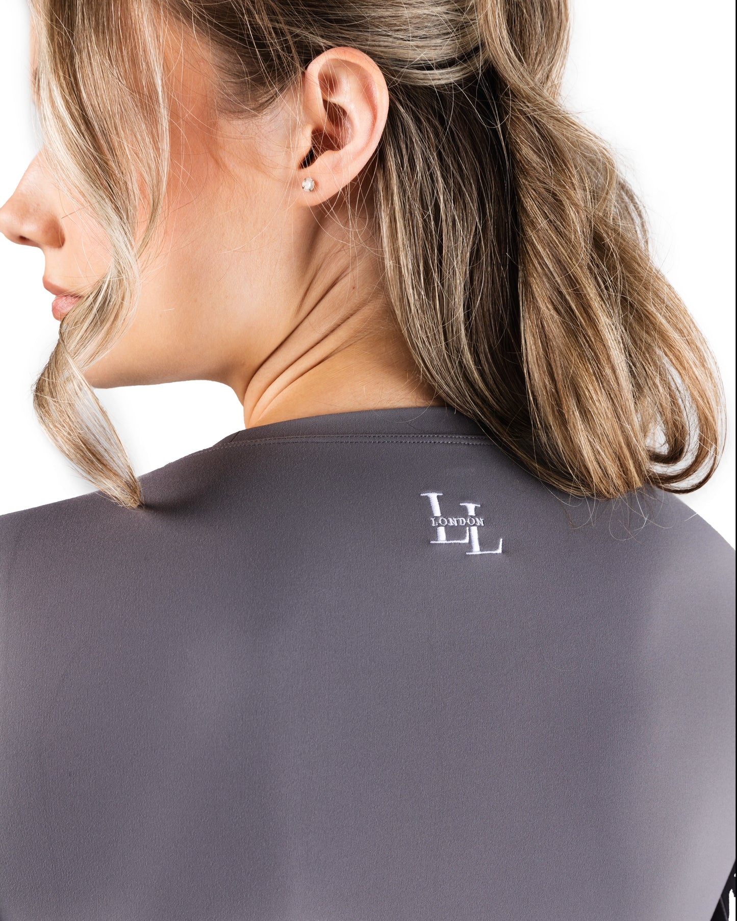 Tall Long Sleeve Active Top - Coral Grey