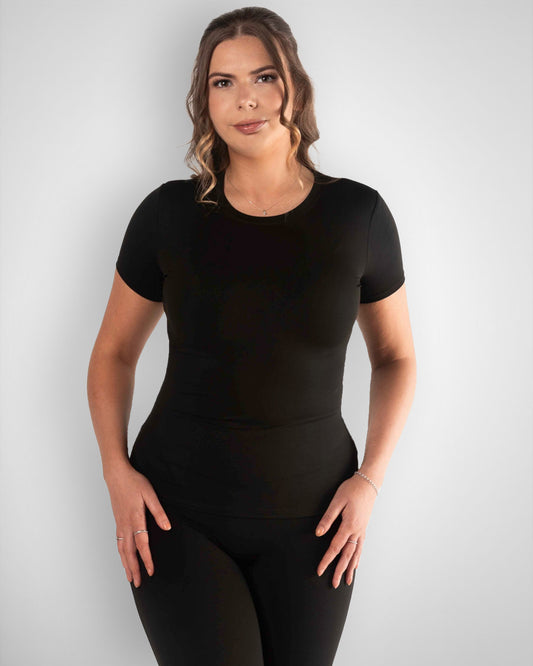 Tall Short Sleeve Active T-shirt - Black